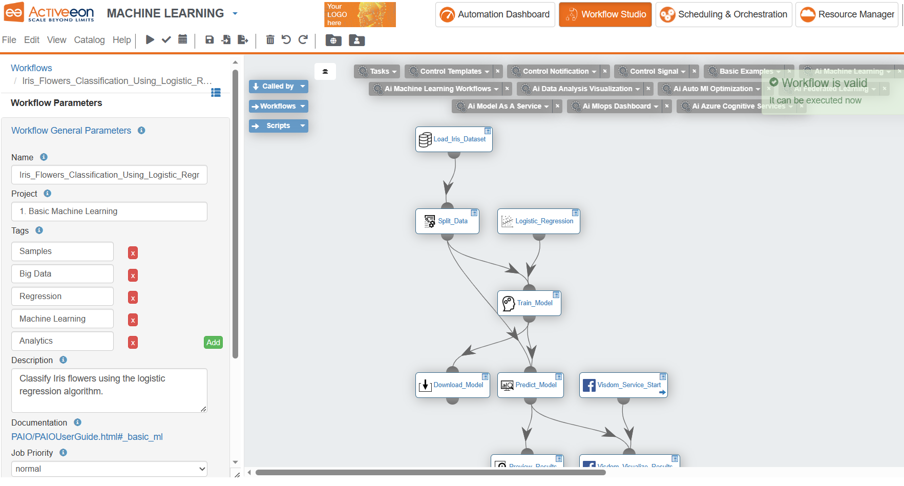 ML Workflow Example